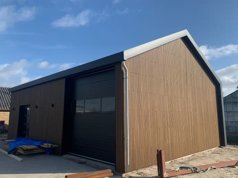 Fase 11 van de nieuwbouw van de schuur in 's-Gravenzande